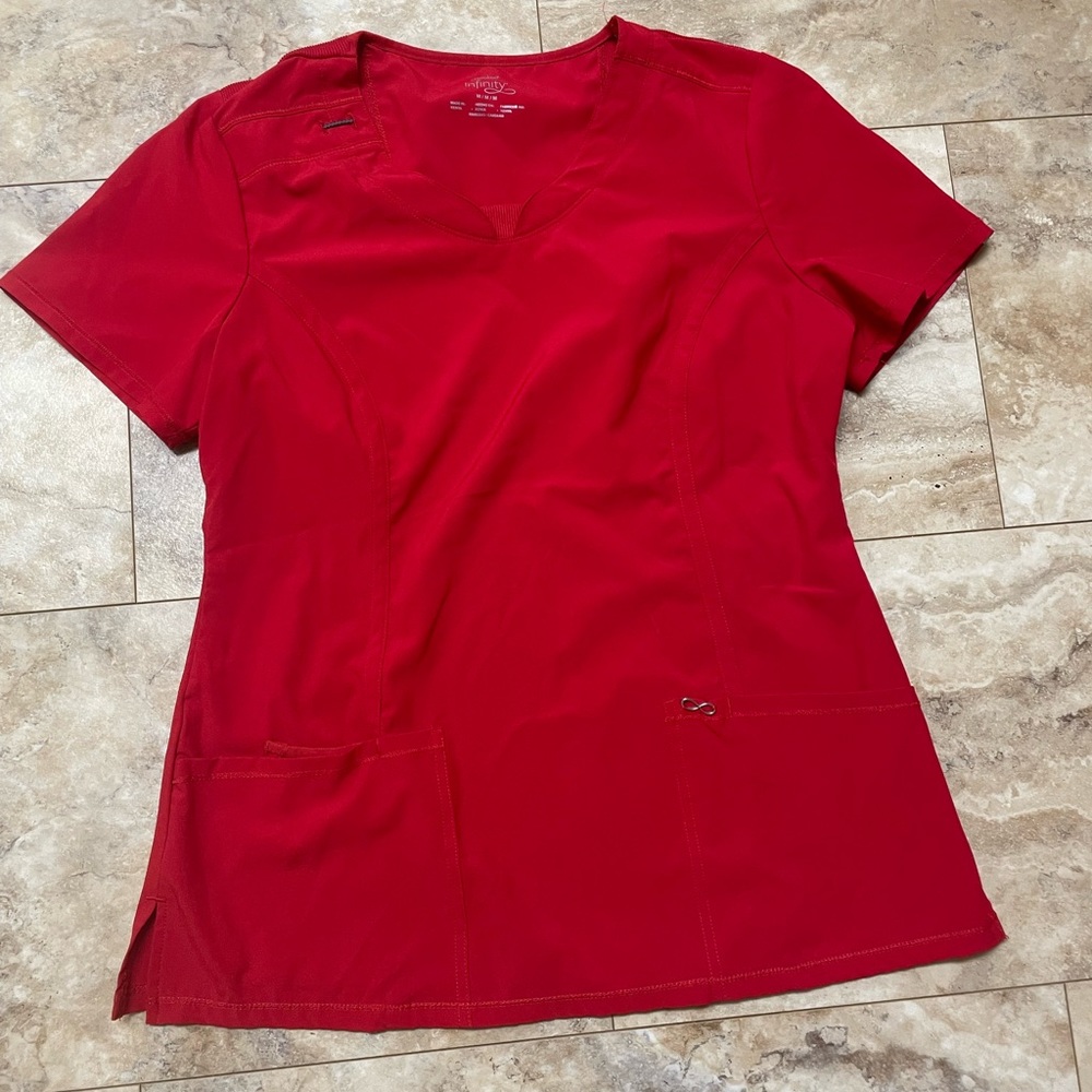 Cherokee Infiniti scrub top